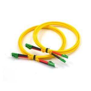Lc/apc - lc/apc singlemode duplex fibra de patch